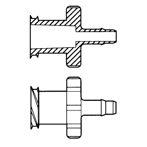Luer-Lock Tubing Adapter (Female) for Rigid Tubing