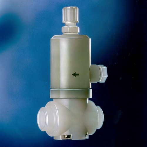 Diaphragm Valve made of PP or PVDF - pneumatic operated
