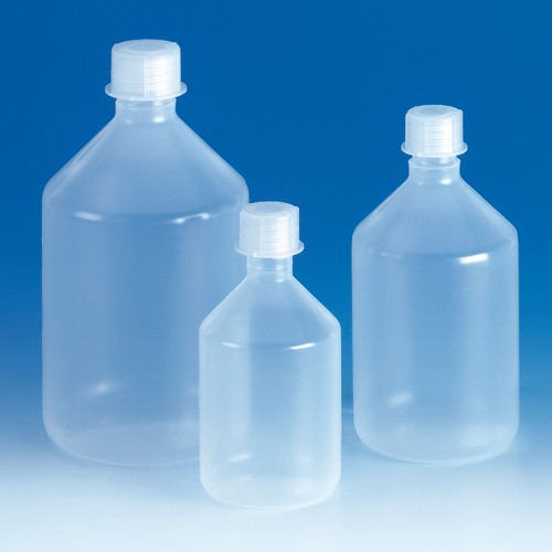 Narrow-Neck Conical Shoulder Bottle made of PP - with screw closure