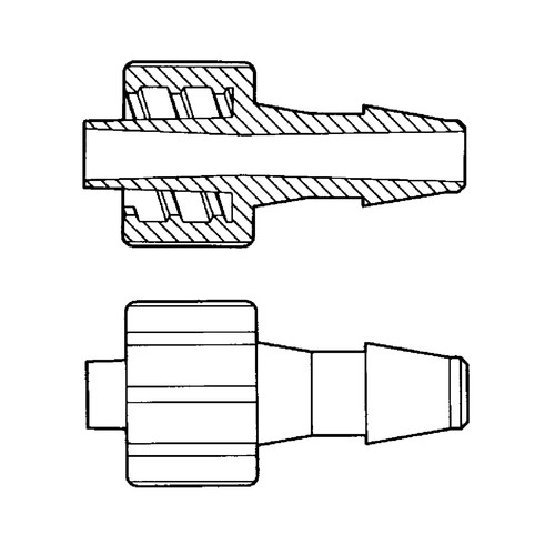 Luer-Lock Tubing Adapter (Male) for Flexible Tubing