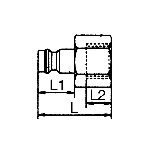 Mini-Schnellverschluss-Stecker, NW 1,8 mm