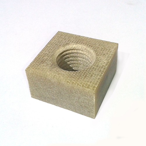 Square Nut made of Glass Fiber Reinforced Plastic GFRP