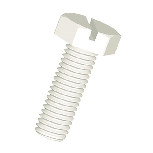 Slotted Hexagon Head Screw (DIN 933) made of PA