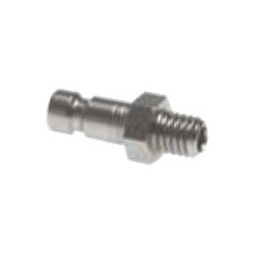 Schnellverschluss-Stecker aus Edelstahl, NW 2,7 mm - einseitig absperrend