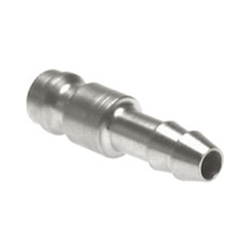Schnellverschluss-Stecker aus Edelstahl, NW 7,8 mm - einseitig absperrend