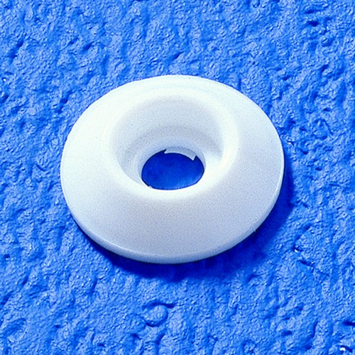 Metric Finishing Washer made of PA for Cheese Head Screws - conical cross-section and retaining lips