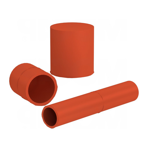 High-Therm Round Cap made of Silicone - high-temperature resistant