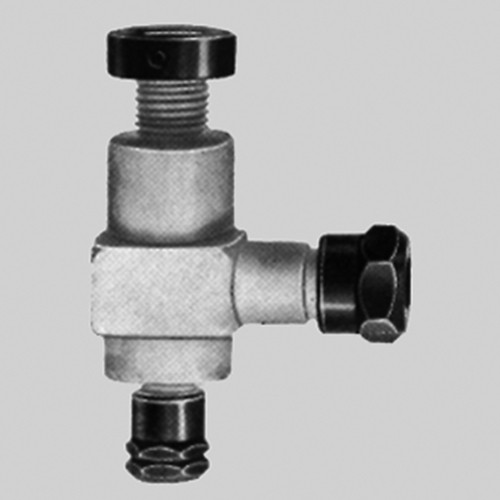 2 Way Fine Regulating Valve made of PTFE for Tubing (Pipes) of Equal Size