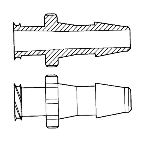 Luer-Lock-Schlauchadapter (weiblich) für weiche Schläuche