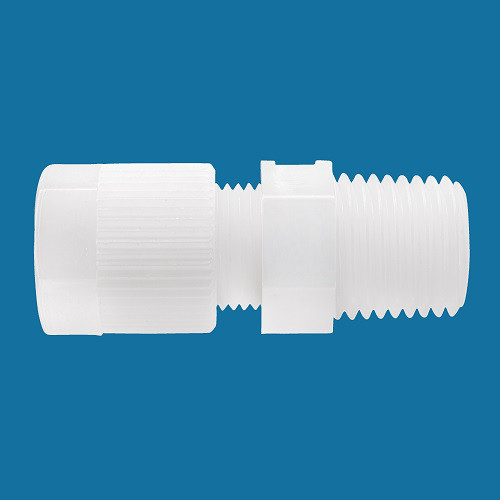 Straight Pipe Connector with Male Thread made of PA or PVDF
