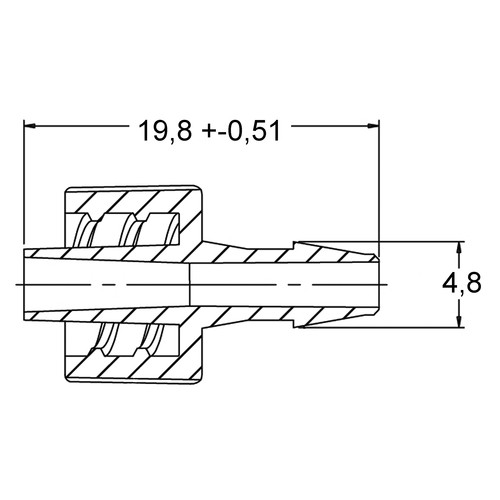 Luer-Lock-Schlauchadapter (männlich) für weiche Schläuche