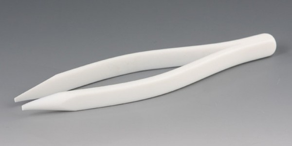 Tweezers made of PTFE - with fine pointed ends