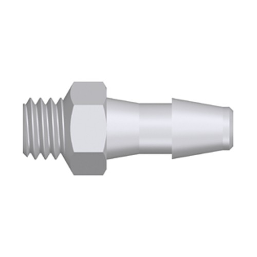 Mini Screw-in Connector with male thread UNF 10-32 - short