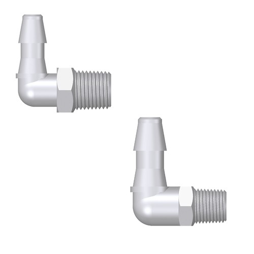 Mini Elbow Screw-in Connector with male thread NPT 1/8&amp;quot;