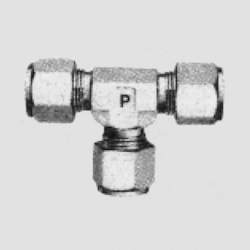 T-Rohrverschraubung aus Messing oder Edelstahl
