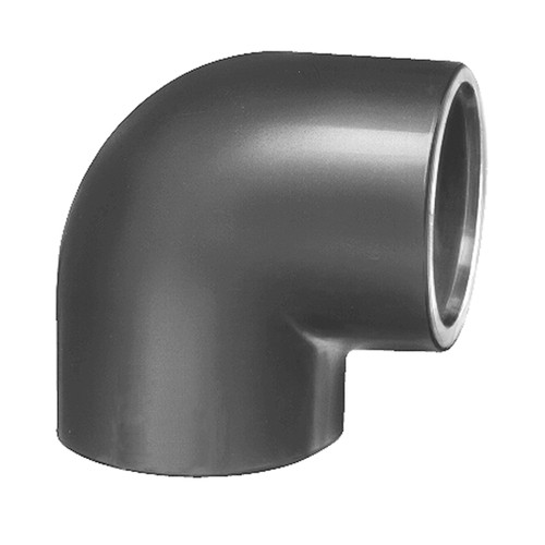 Elbow Connector 90º with Bonded Socket Joint made of PVC-U