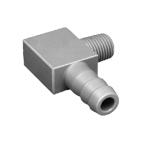 Elbow Barb Connector with Male Thread made of PP, PVDF or PTFE