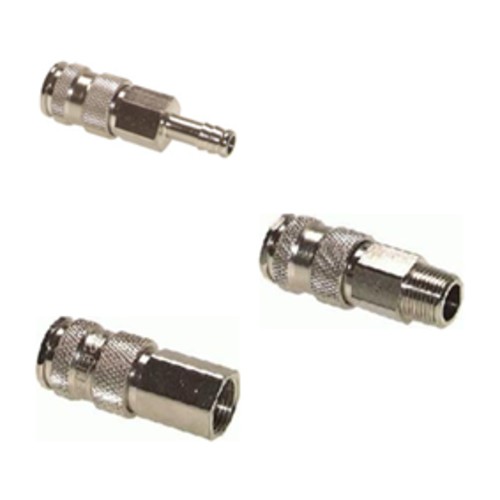 Quick-Disconnect Coupling made of Stainless Steel, NW 7.4 mm - shutting-off on both sides