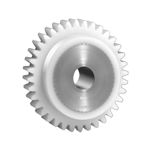 Bevel gear made of stainless steel 1.4305 module 3 15 teeth i=2:1 