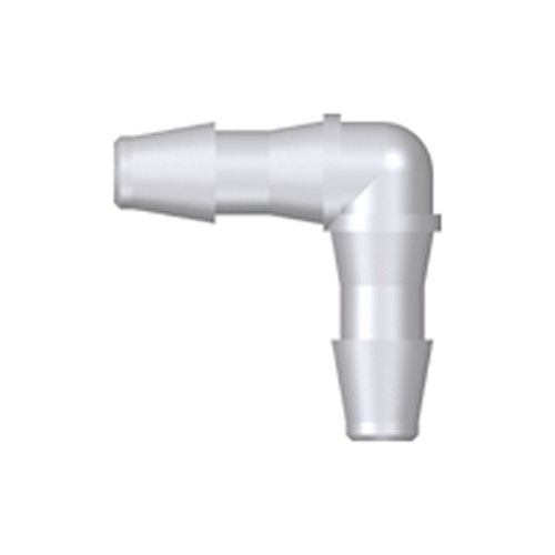 Mini Elbow Barb Connector - rounded elbow