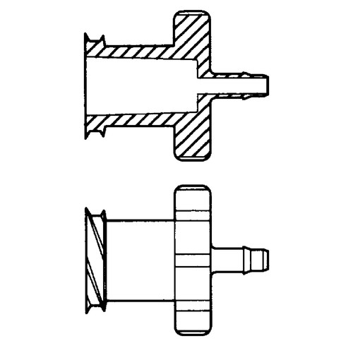 Luer-Lock-Schlauchadapter (weiblich) für harte Schläuche