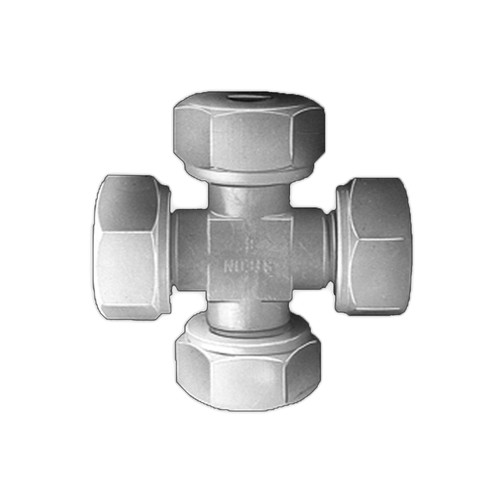 Kreuz-Rohrverbinder aus PVDF