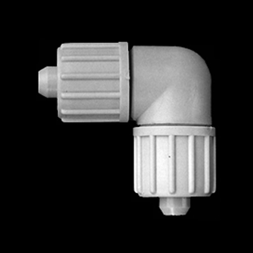 Elbow Connector made of PP or PVDF for Fabric Reinforced Tubing