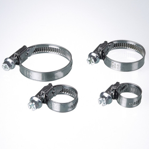 MroMax Schlauchschellen, 15 Mm – 10 Stück, Federband-Typ Aus Mangan-Stahl, Für Schläuche & Leitungen