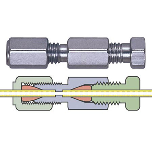 Straight Capillary Adapter made of Stainless Steel