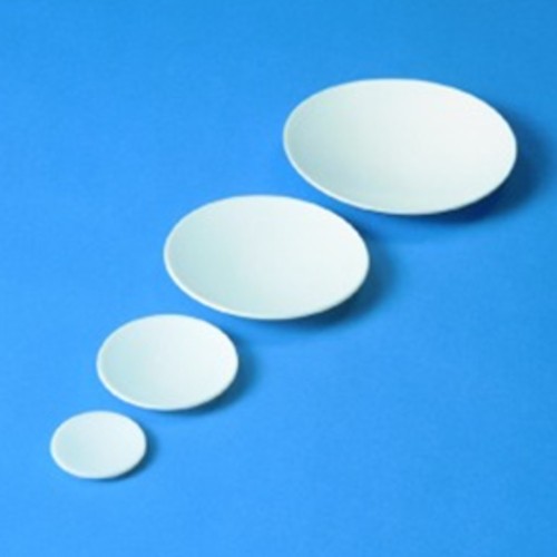 Watch Glass Dish made of PTFE - white